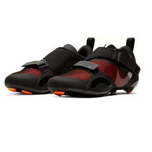 Nike Black and Orange Cycling Bike Shoes